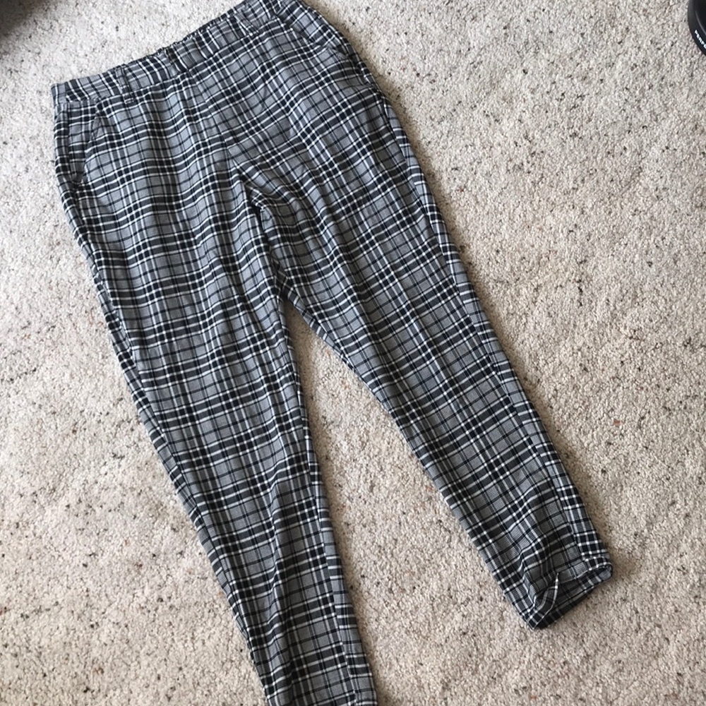 Plaid trousers